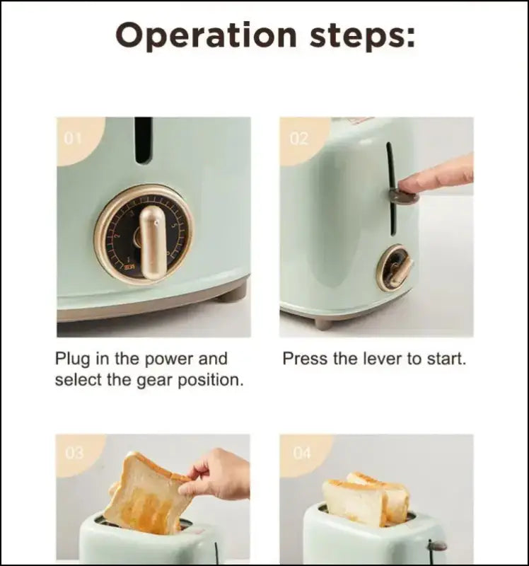 Bread Toaster for sandwiches Waffle maker electric kitchen Double Oven 220V mini hot air convection headed bread