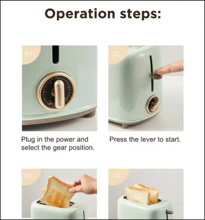 Bread Toaster for sandwiches Waffle maker electric kitchen Double Oven 220V mini hot air convection headed bread