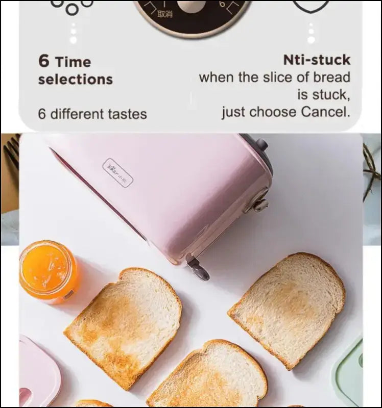 Bread Toaster for sandwiches Waffle maker electric kitchen Double Oven 220V mini hot air convection headed bread