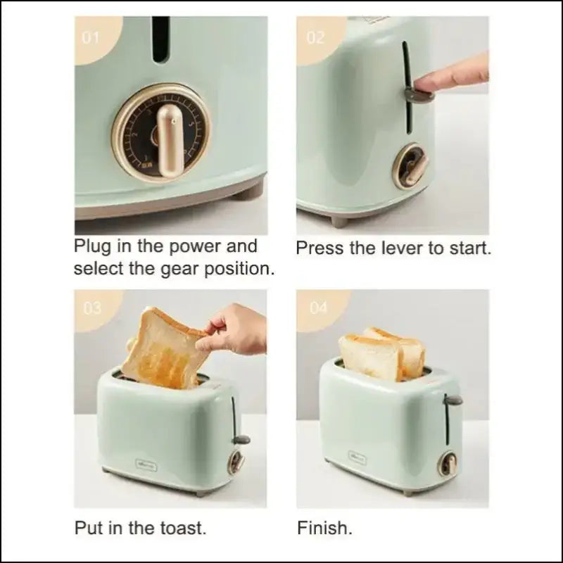 Bread Toaster for sandwiches Waffle maker electric kitchen Double Oven 220V mini hot air convection headed bread