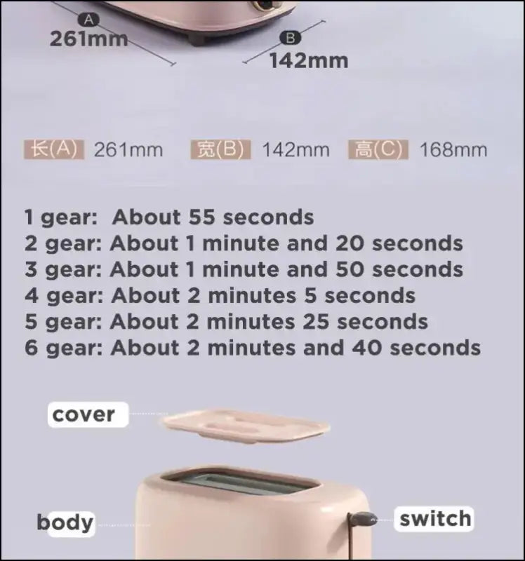 Bread Toaster for sandwiches Waffle maker electric kitchen Double Oven 220V mini hot air convection headed bread
