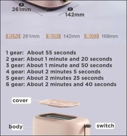 Bread Toaster for sandwiches Waffle maker electric kitchen Double Oven 220V mini hot air convection headed bread