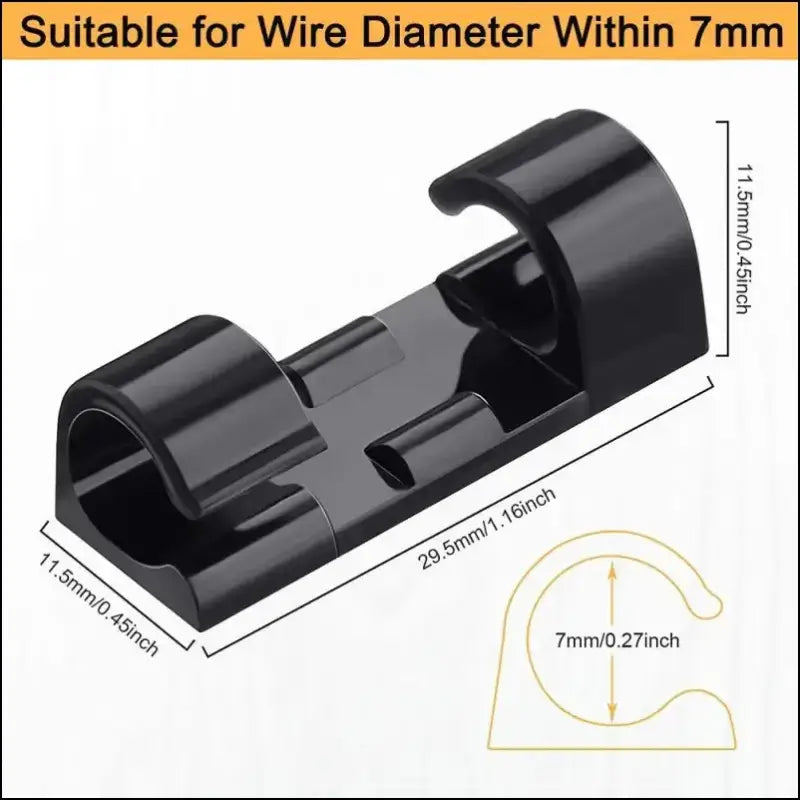 Cable Organizer Clips for Desktop & Wall Untoom Charging Holder Wire Data Line Winder PC Phones and USB Cables