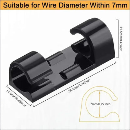 Cable Organizer Clips for Desktop & Wall Untoom Charging Holder Wire Data Line Winder PC Phones and USB Cables