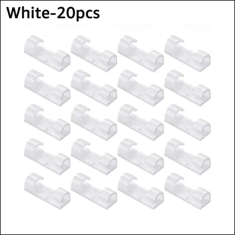 Cable Organizer Clips for Desktop & Wall Untoom Charging Holder Wire Data Line Winder PC Phones and USB Cables