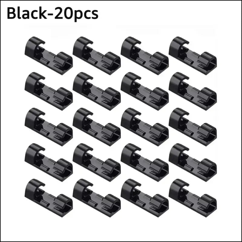 Cable Organizer Clips for Desktop & Wall Untoom Charging Holder Wire Data Line Winder PC Phones and USB Cables
