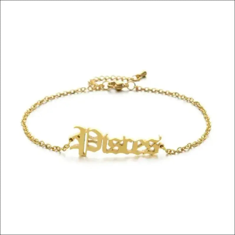 Constellations - Bracelet - Gold / Pisces