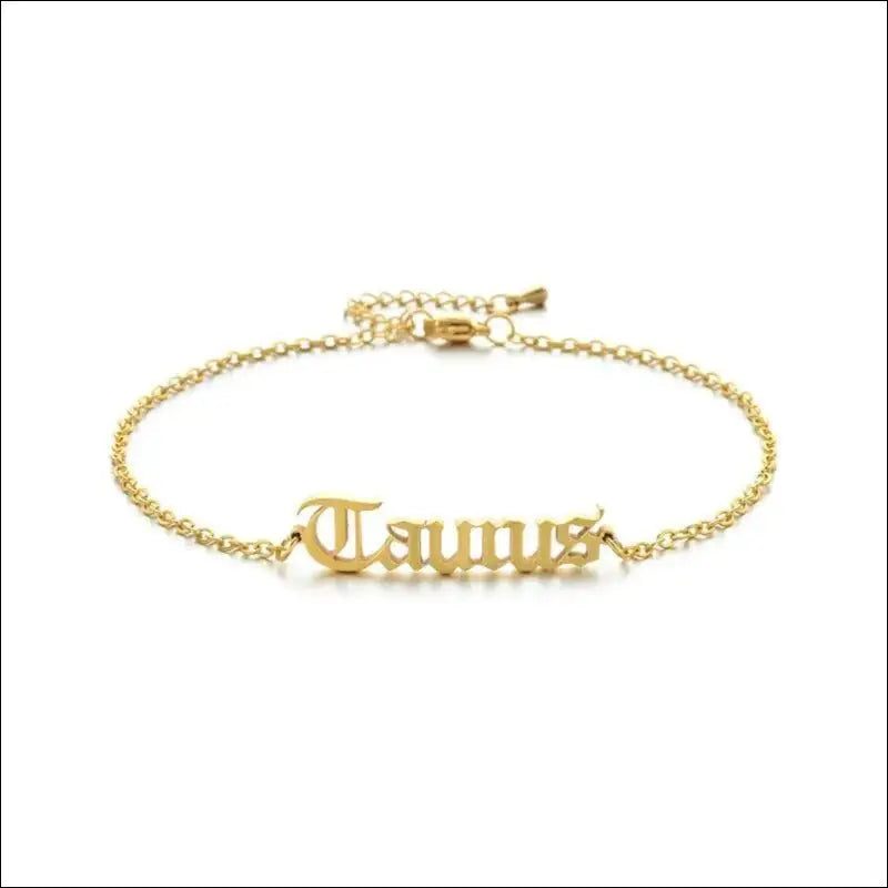 Constellations - Bracelet - Gold / Taurus