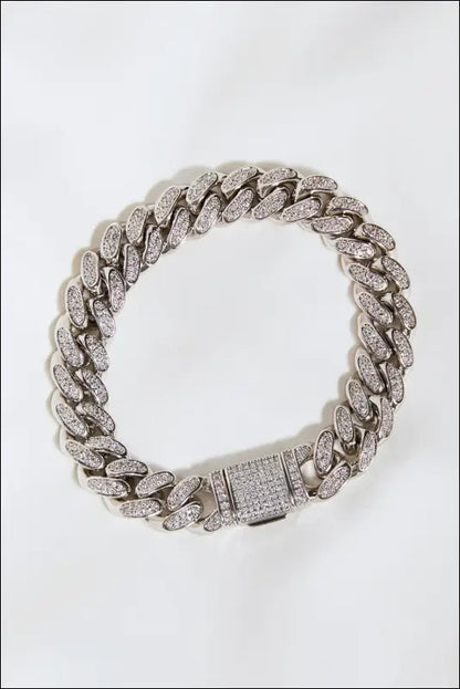 Curb Chain Bracelet - Silver / 7