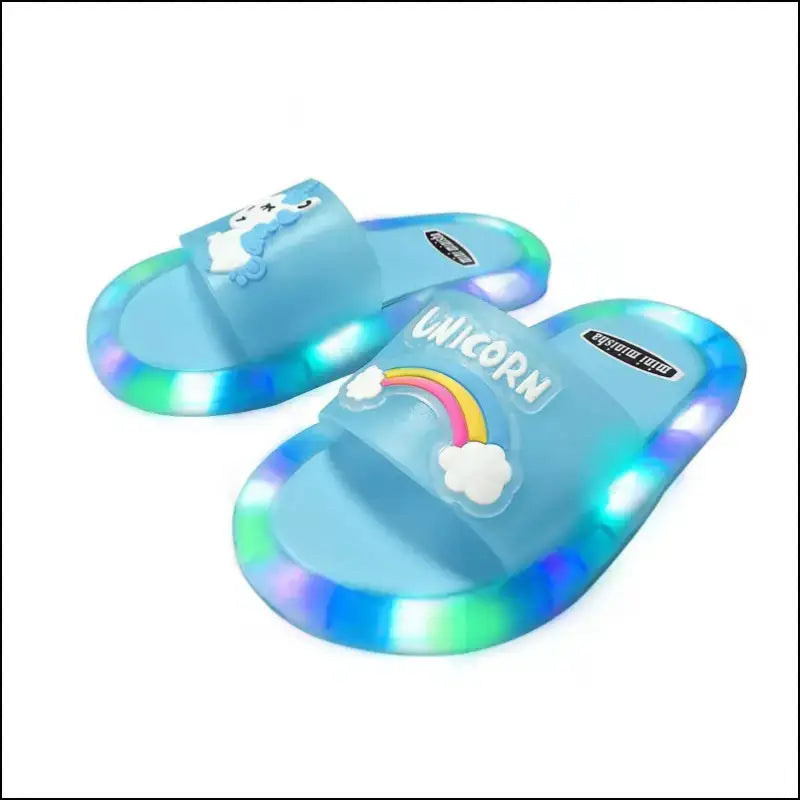 ’Cute Cartoon Animal Slippers for Kids | Lighted Fashion Boys & Girls | Comfortable Toddler Bathroom Sandals | Fun