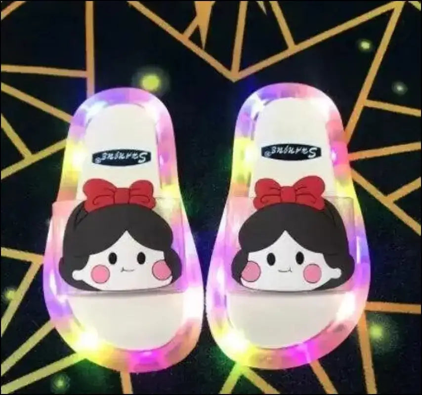 ’Cute Cartoon Animal Slippers for Kids | Lighted Fashion Boys & Girls | Comfortable Toddler Bathroom Sandals | Fun