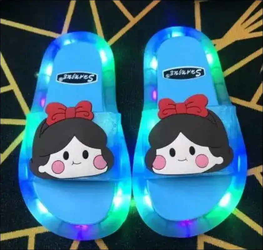 ’Cute Cartoon Animal Slippers for Kids | Lighted Fashion Boys & Girls | Comfortable Toddler Bathroom Sandals | Fun