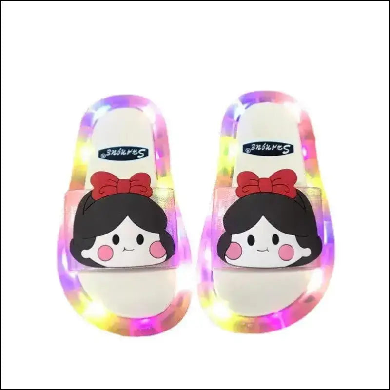 ’Cute Cartoon Animal Slippers for Kids | Lighted Fashion Boys & Girls | Comfortable Toddler Bathroom Sandals | Fun