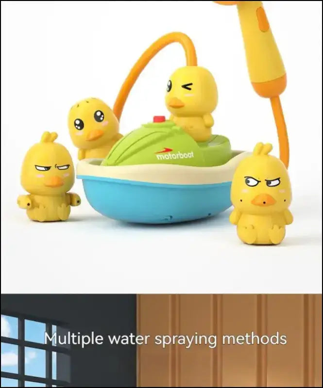Cute Duck Electric Water Spray Bathroom Bathing Toys Baby Bath Kids And Shower Bathtubs Interactive Boy girl Gifts