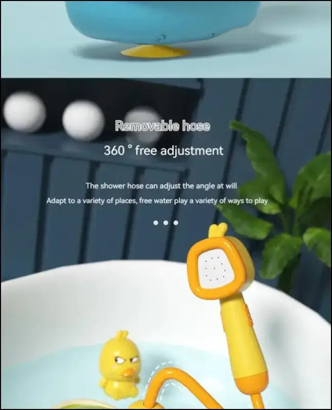 Cute Duck Electric Water Spray Bathroom Bathing Toys Baby Bath Kids And Shower Bathtubs Interactive Boy girl Gifts