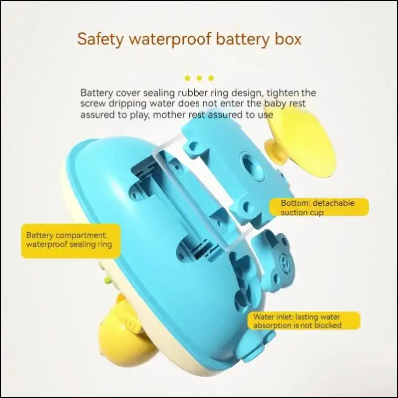Cute Duck Electric Water Spray Bathroom Bathing Toys Baby Bath Kids And Shower Bathtubs Interactive Boy girl Gifts