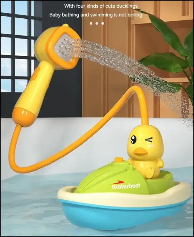 Cute Duck Electric Water Spray Bathroom Bathing Toys Baby Bath Kids And Shower Bathtubs Interactive Boy girl Gifts