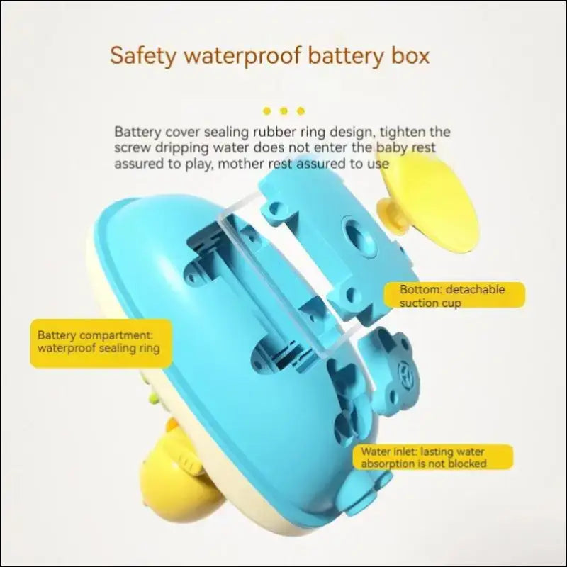 Cute Duck Electric Water Spray Bathroom Bathing Toys Baby Bath Kids And Shower Bathtubs Interactive Boy girl Gifts