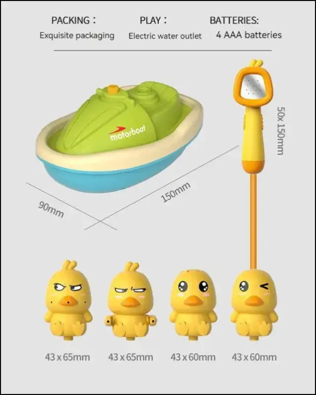 Cute Duck Electric Water Spray Bathroom Bathing Toys Baby Bath Kids And Shower Bathtubs Interactive Boy girl Gifts