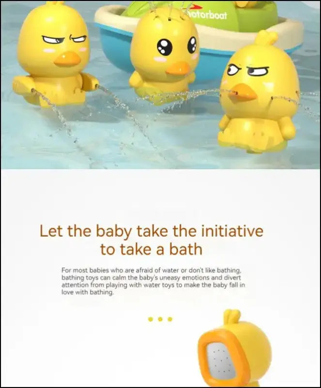 Cute Duck Electric Water Spray Bathroom Bathing Toys Baby Bath Kids And Shower Bathtubs Interactive Boy girl Gifts