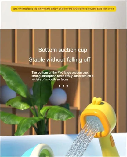 Cute Duck Electric Water Spray Bathroom Bathing Toys Baby Bath Kids And Shower Bathtubs Interactive Boy girl Gifts