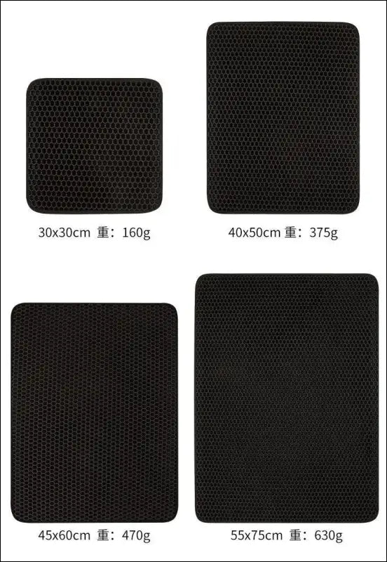 ’Double Layer Waterproof Cat Litter Mat - Non-Slip Washable Pet Pad with Bonus Gift for Easy Cleanup’