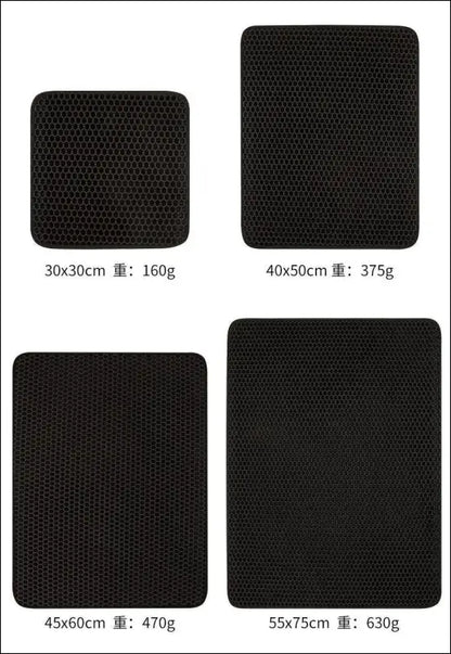’Double Layer Waterproof Cat Litter Mat - Non-Slip Washable Pet Pad with Bonus Gift for Easy Cleanup’