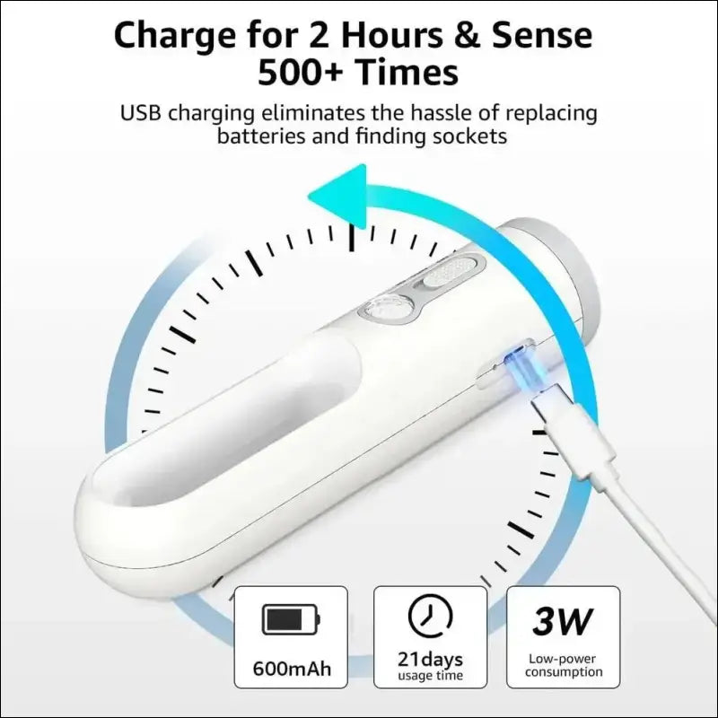 Dusk to Dawn Sensor Flashlight 2-in-1 LED Table Lamp - Portable Nightlight for Nursery Sleeping Light & Versatile