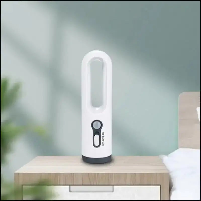 Dusk to Dawn Sensor Flashlight 2-in-1 LED Table Lamp - Portable Nightlight for Nursery Sleeping Light & Versatile