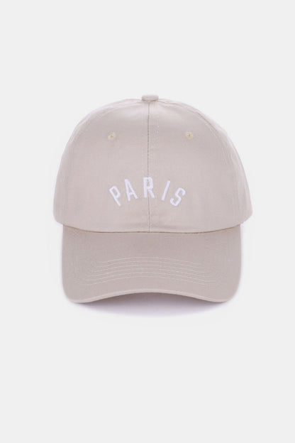 Zenana Embroidered City Baseball Cap