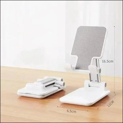 Foldable Mobile Phone Holder Stand – Adjustable Tablet Desk Mount Flexible Desktop Live Lazy Bracket Support for All