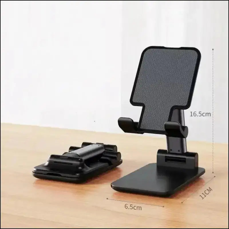 Foldable Mobile Phone Holder Stand – Adjustable Tablet Desk Mount Flexible Desktop Live Lazy Bracket Support for All