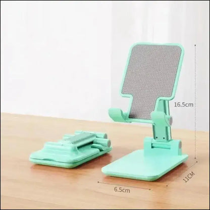 Foldable Mobile Phone Holder Stand – Adjustable Tablet Desk Mount Flexible Desktop Live Lazy Bracket Support for All