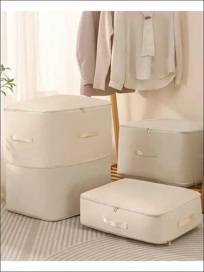 Gongsatin Material Compression Packing Cube Dustproof Foldable Compressed Storage Bag Large Capacity Moisture-proof
