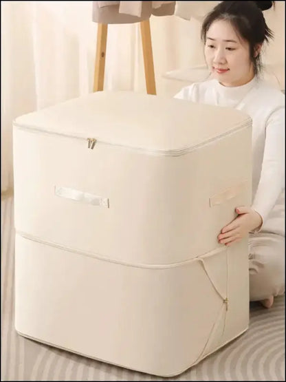 Gongsatin Material Compression Packing Cube Dustproof Foldable Compressed Storage Bag Large Capacity Moisture-proof