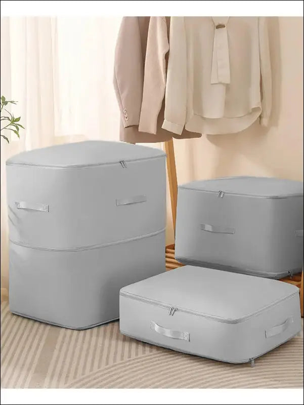 Gongsatin Material Compression Packing Cube Dustproof Foldable Compressed Storage Bag Large Capacity Moisture-proof