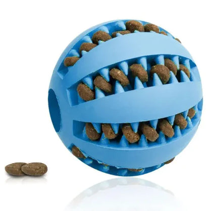 Interactive Rubber Slow Feeder Dog Ball