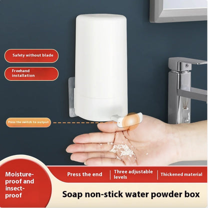 Self-Draining No-Punch Soap Holder