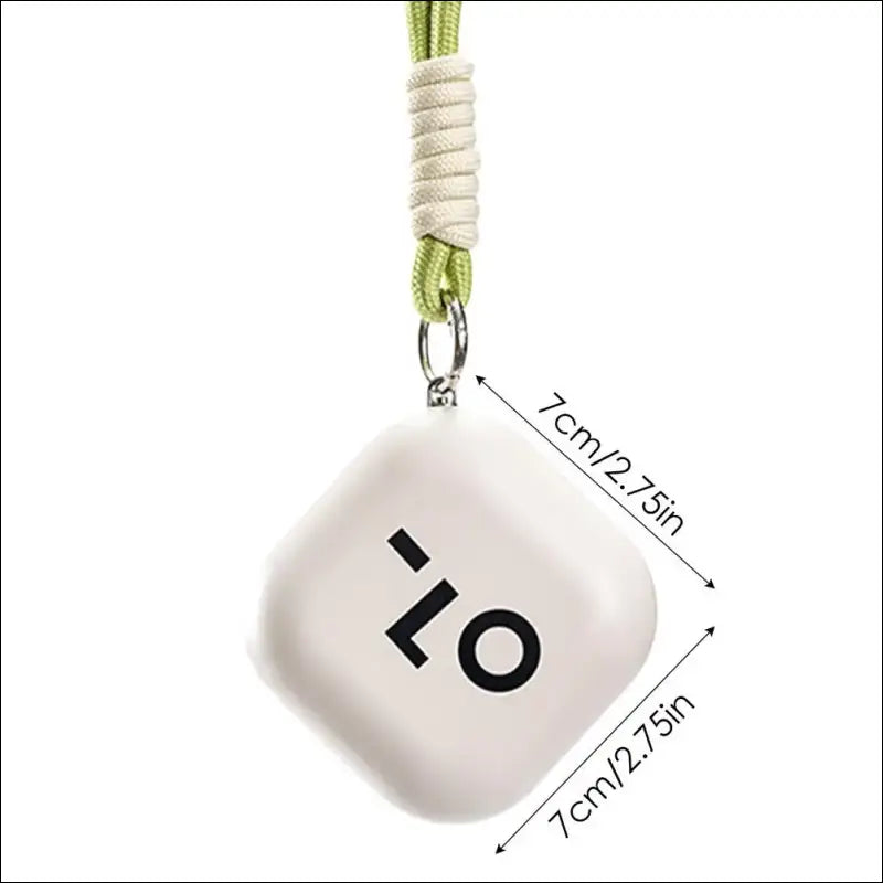 Portable USB Rechargeable Hand Warmer - Mini Baby Hot Handbag Charger for Winter Heating - WHITE / CHINA