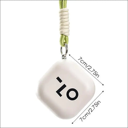 Portable USB Rechargeable Hand Warmer - Mini Baby Hot Handbag Charger for Winter Heating - WHITE / CHINA