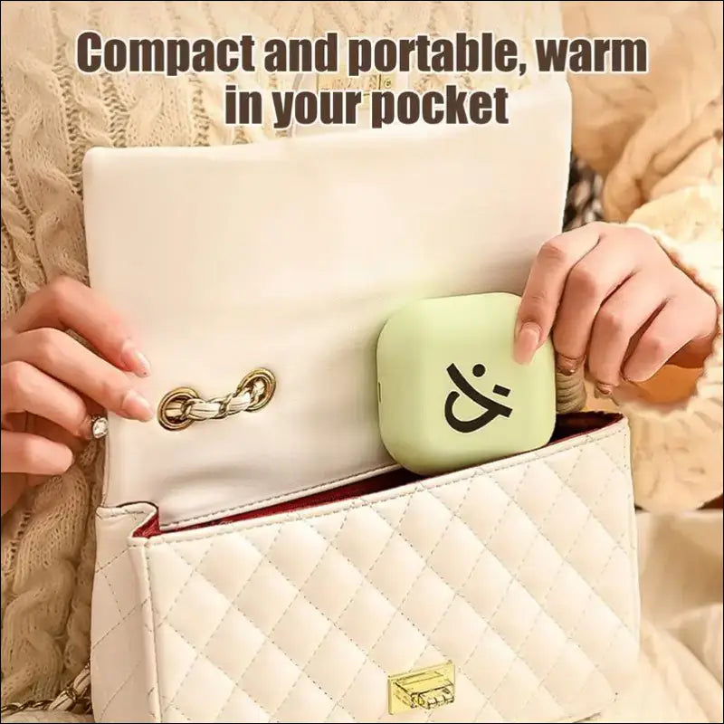 Portable USB Rechargeable Hand Warmer - Mini Baby Hot Handbag Charger for Winter Heating