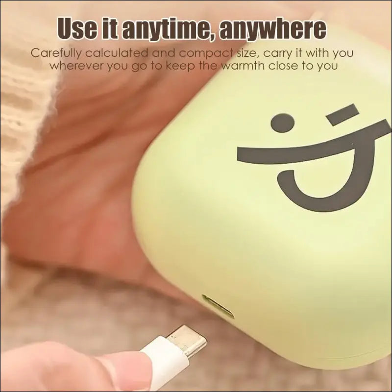 Portable USB Rechargeable Hand Warmer - Mini Baby Hot Handbag Charger for Winter Heating