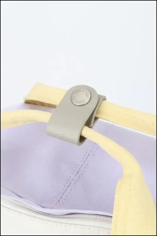 Himawari Contrast Water and Scratch-Resistant Nylon Backpack Bag