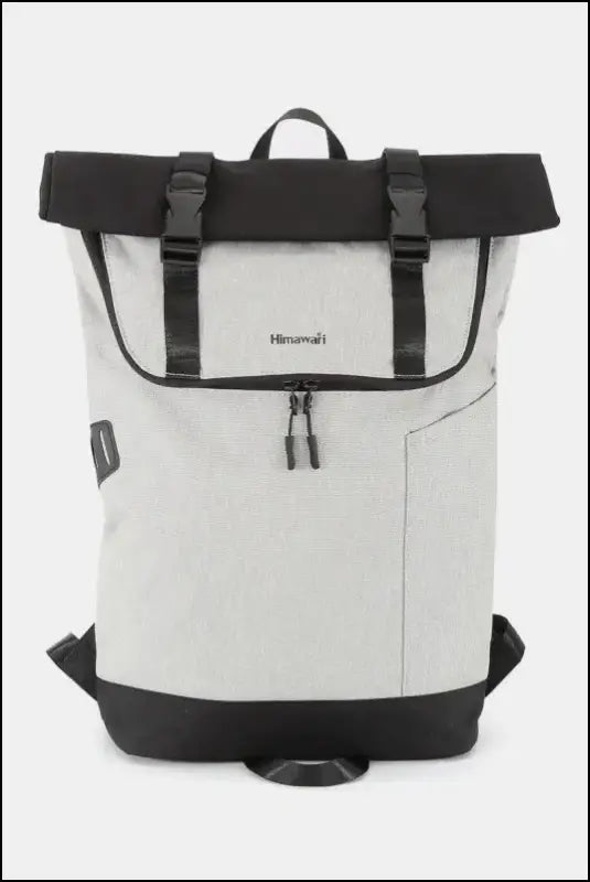 Himawari Contrast Waterproof Canvas Backpack Bag