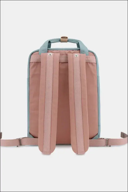Himawari Contrast Waterproof Nylon Backpack Bag - bag
