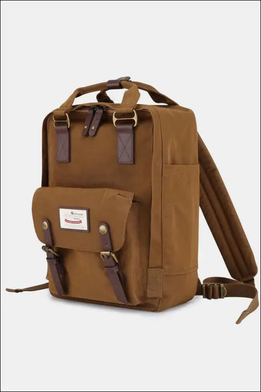Himawari Contrast Waterproof Nylon Backpack Bag - bag