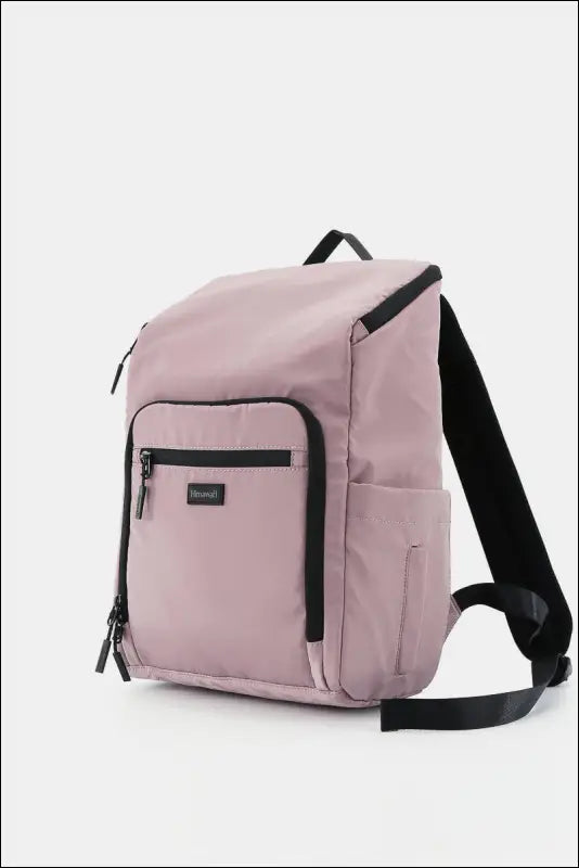 Himawari Nylon Waterproof Backpack Bag - Contrast Water and Scratch-Resistant