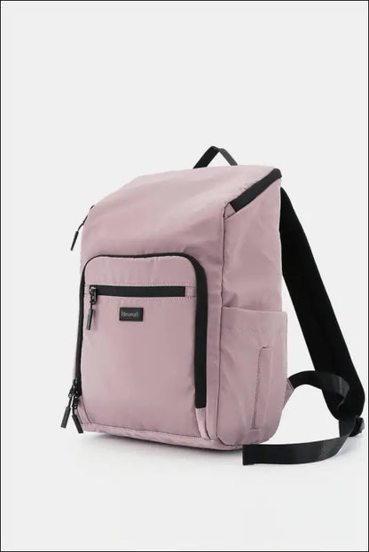Himawari Nylon Waterproof Backpack Bag - Contrast Water and Scratch-Resistant