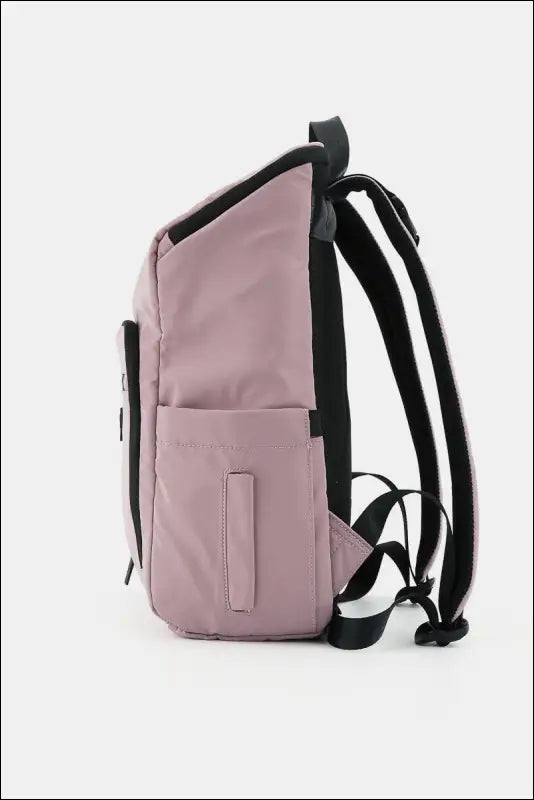 Himawari Nylon Waterproof Backpack Bag - Contrast Water and Scratch-Resistant