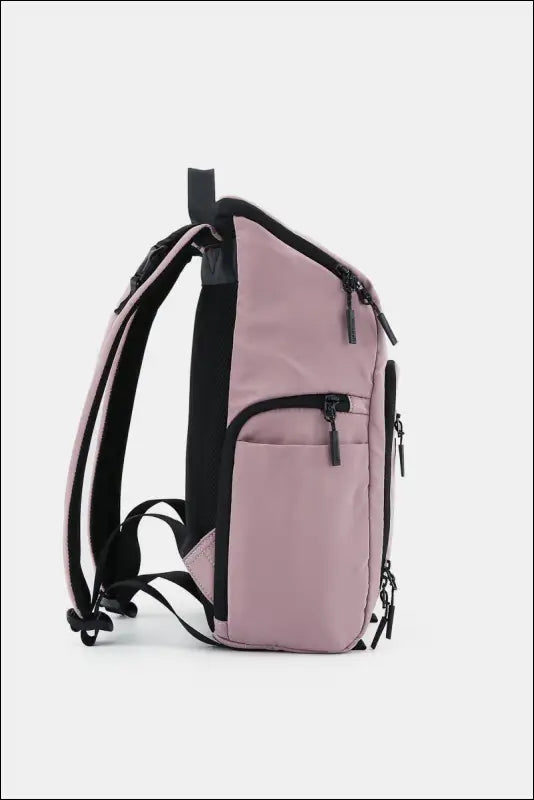 Himawari Nylon Waterproof Backpack Bag - Contrast Water and Scratch-Resistant
